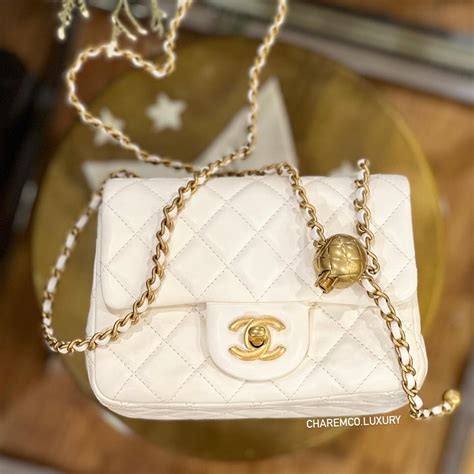 chanel mini black and white|Chanel mini bag.